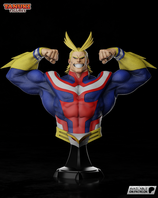 All Might Buste non peint