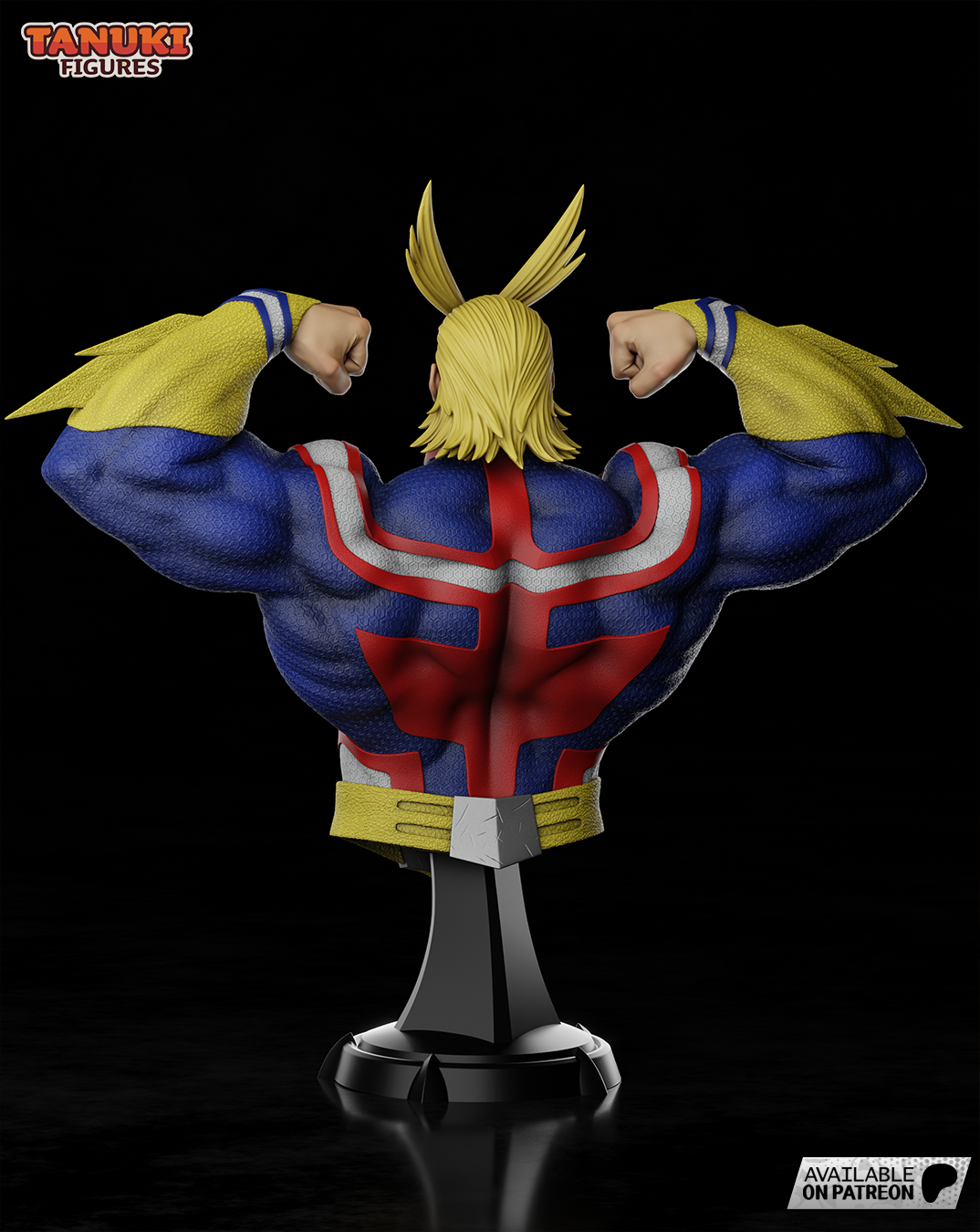 All Might Buste non peint