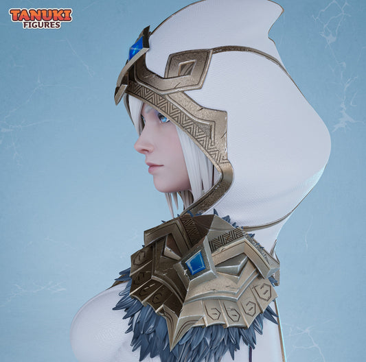 Ashe buste non peint