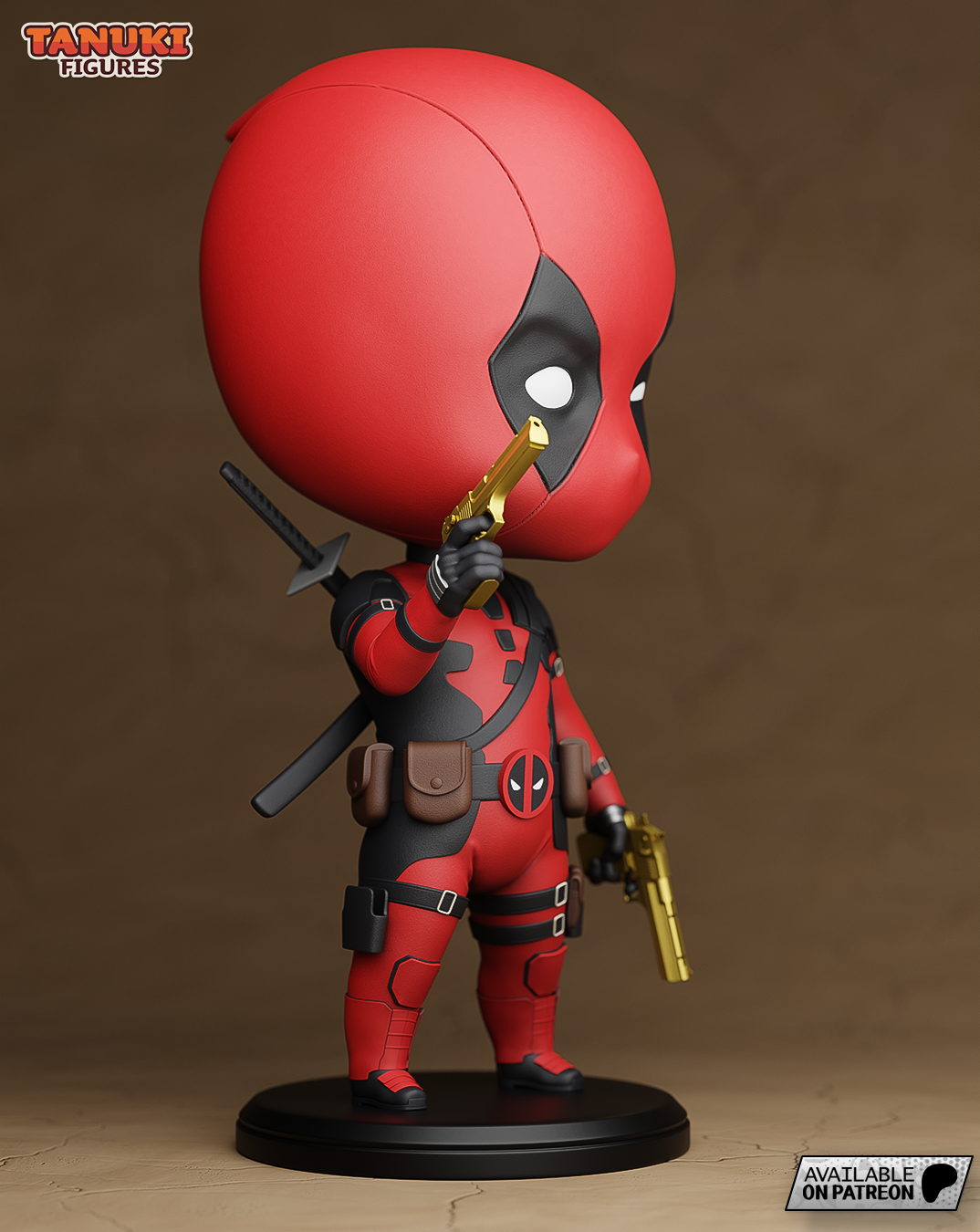 Deadpool chibi non peint