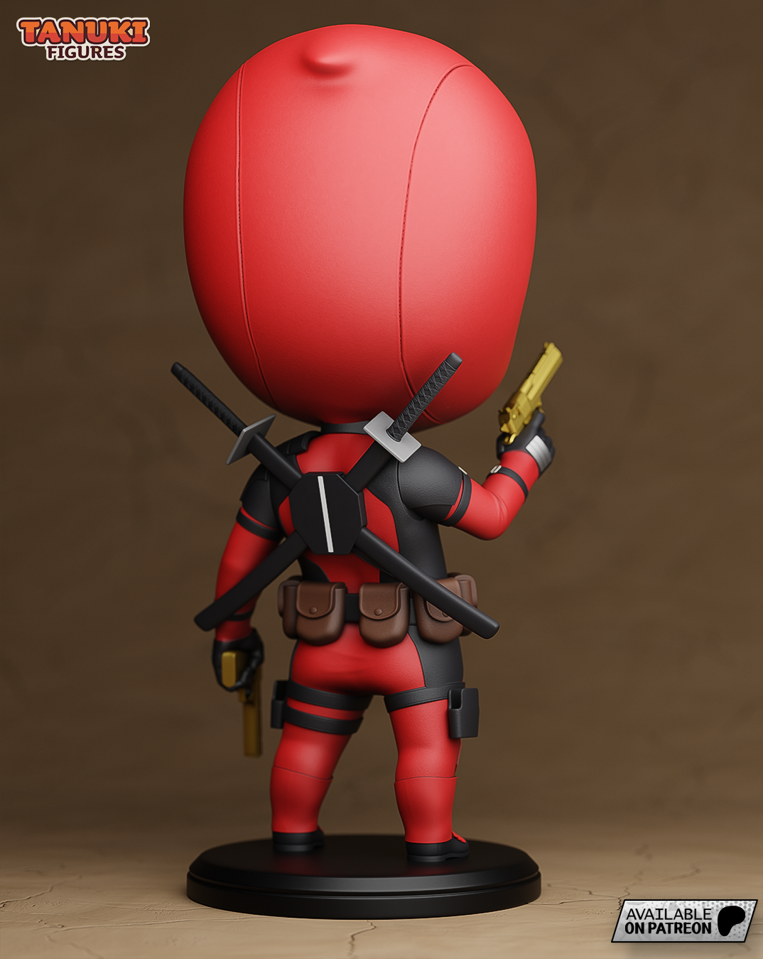 Deadpool chibi non peint