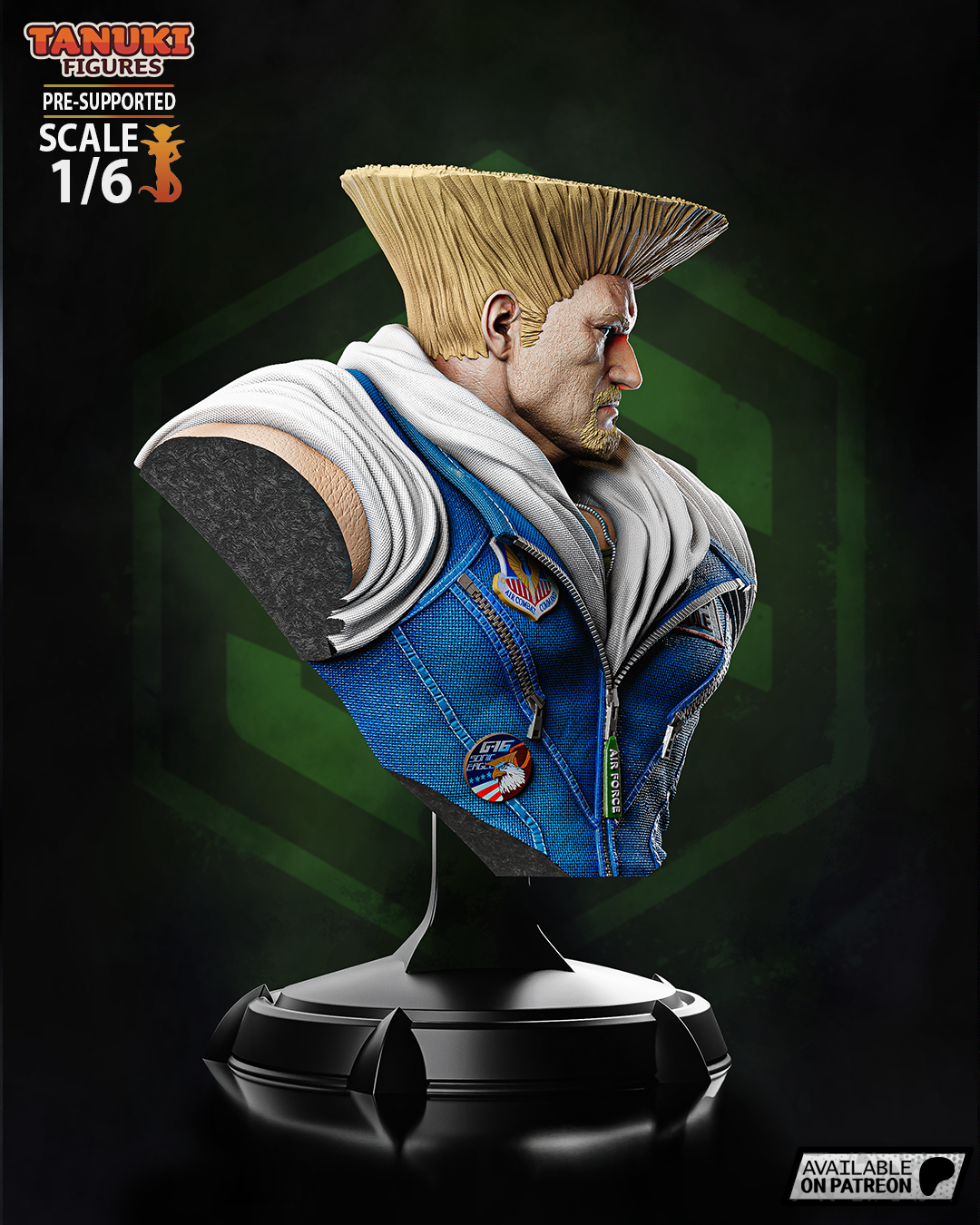Guile Buste non peint