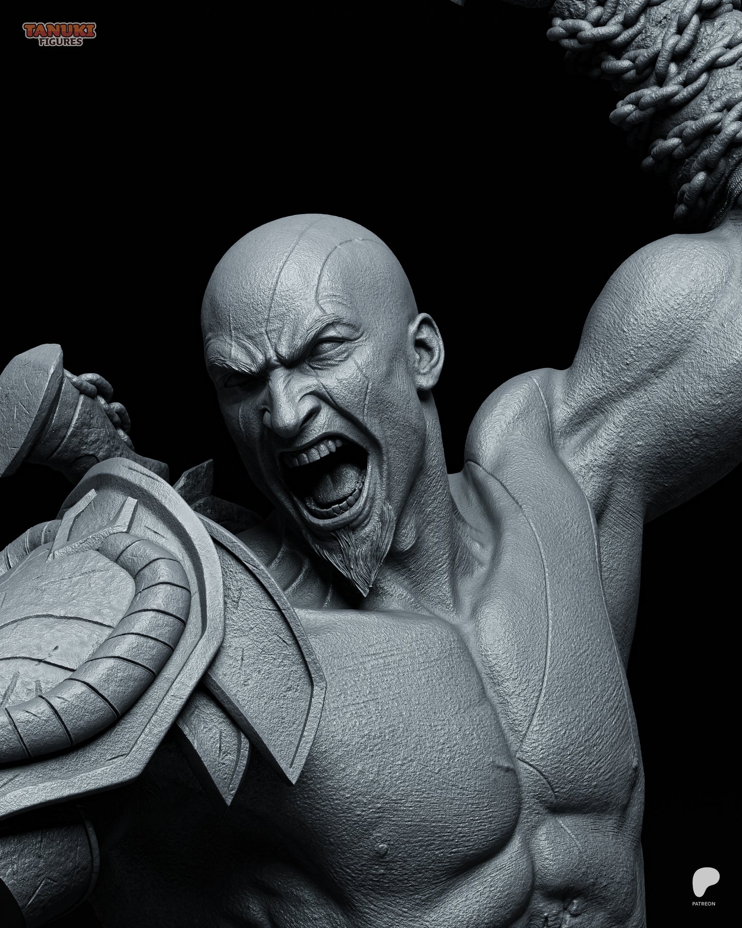 Kratos buste non peint