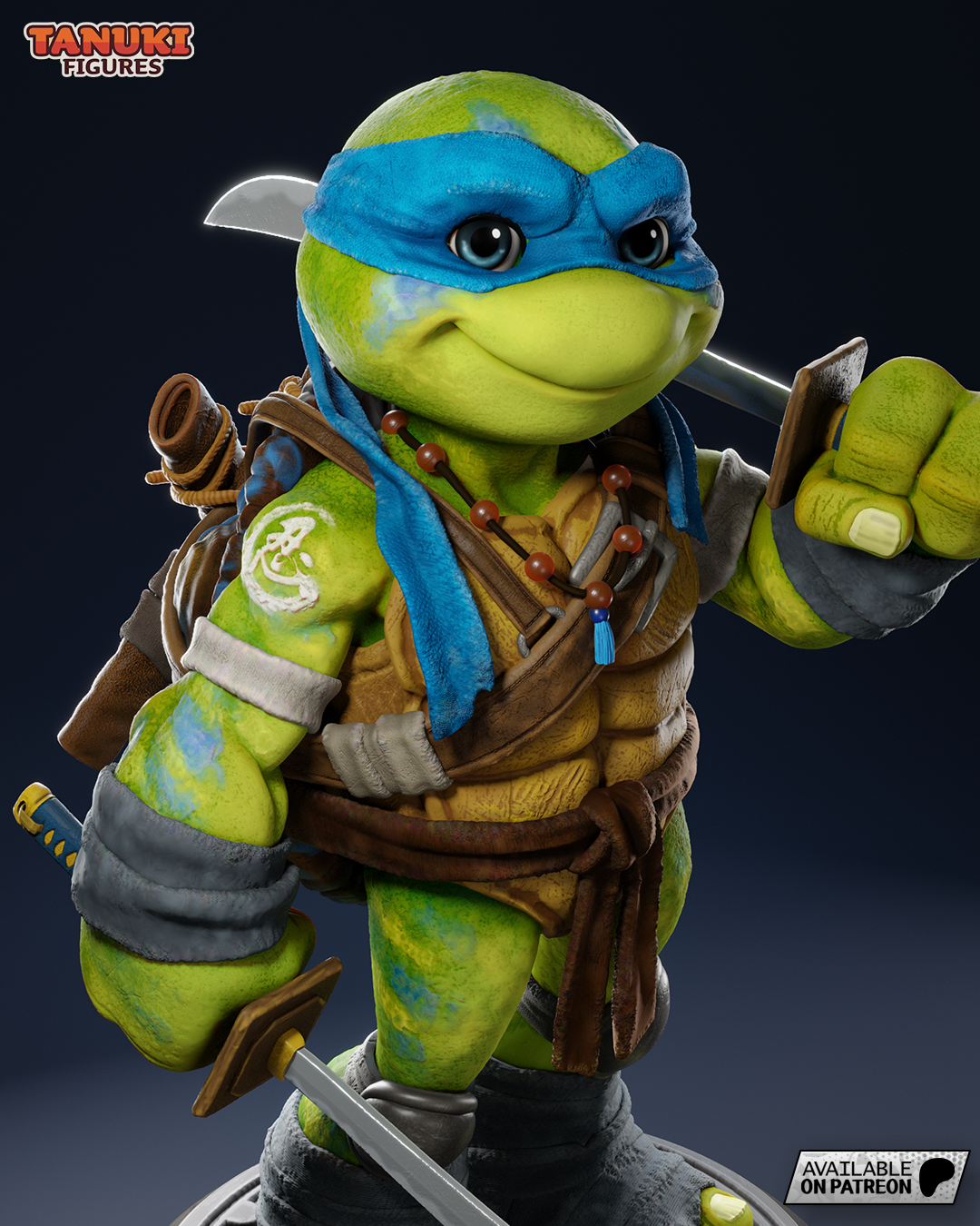 Leonardo TMNT non peint