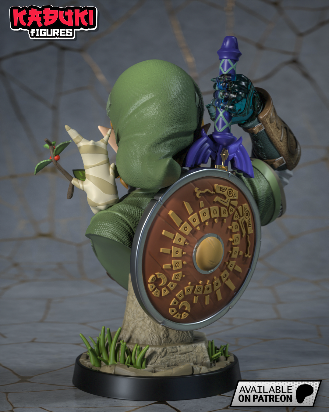 Link buste non peint
