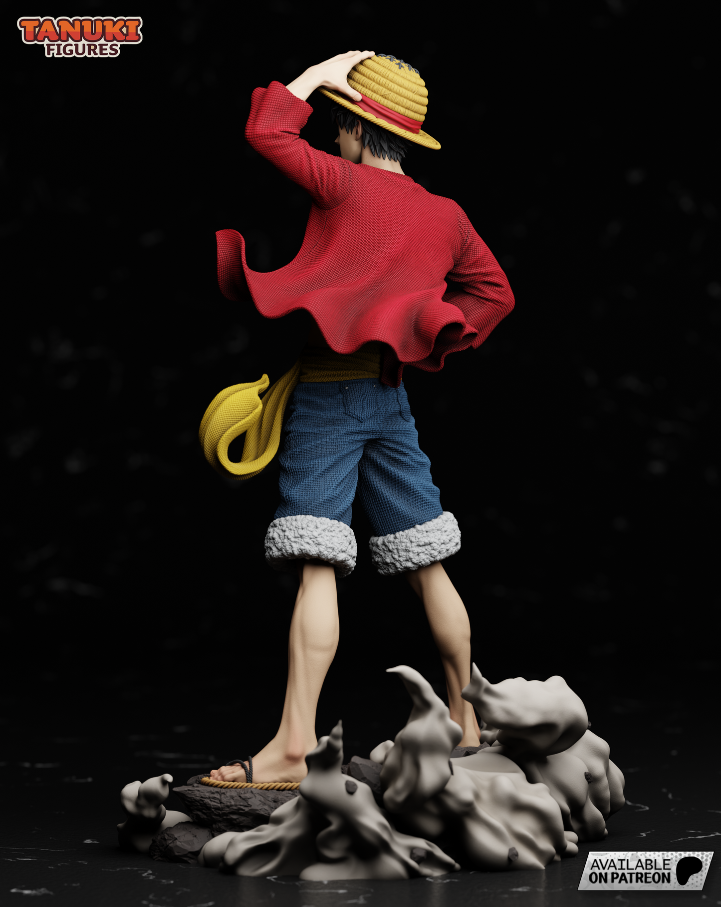 Luffy fullsize non peint