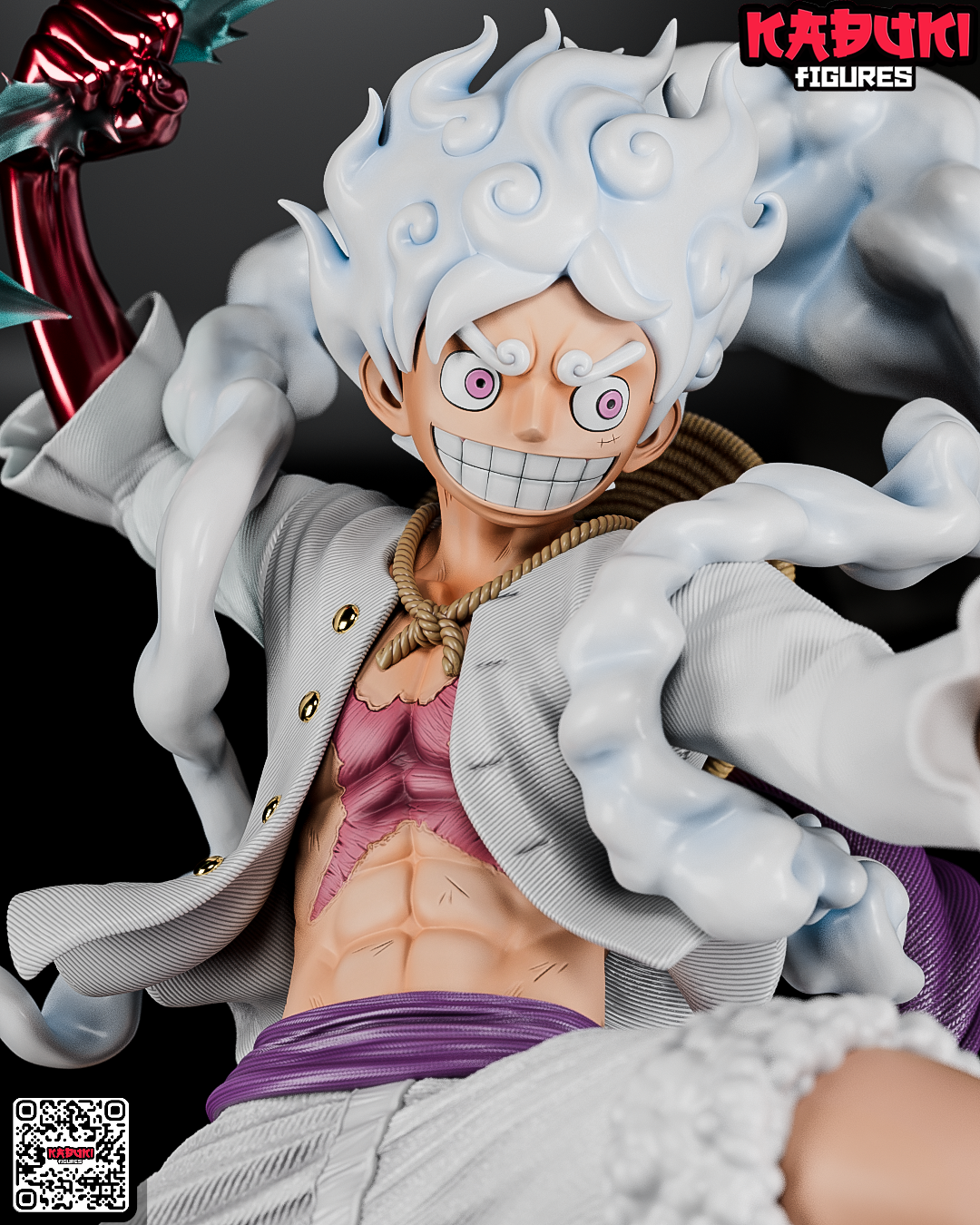 Luffy gear 5 fullsize non peint