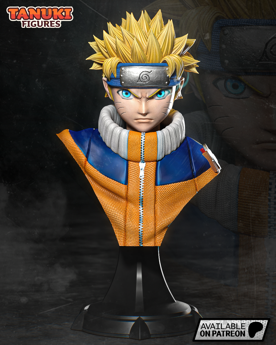 Naruto Classic buste non peint