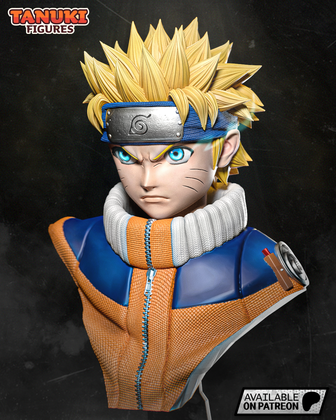Naruto Classic buste non peint