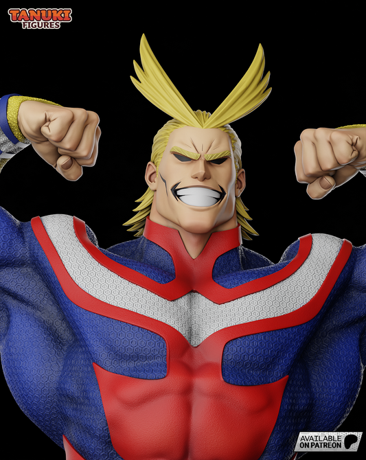 All Might Buste non peint