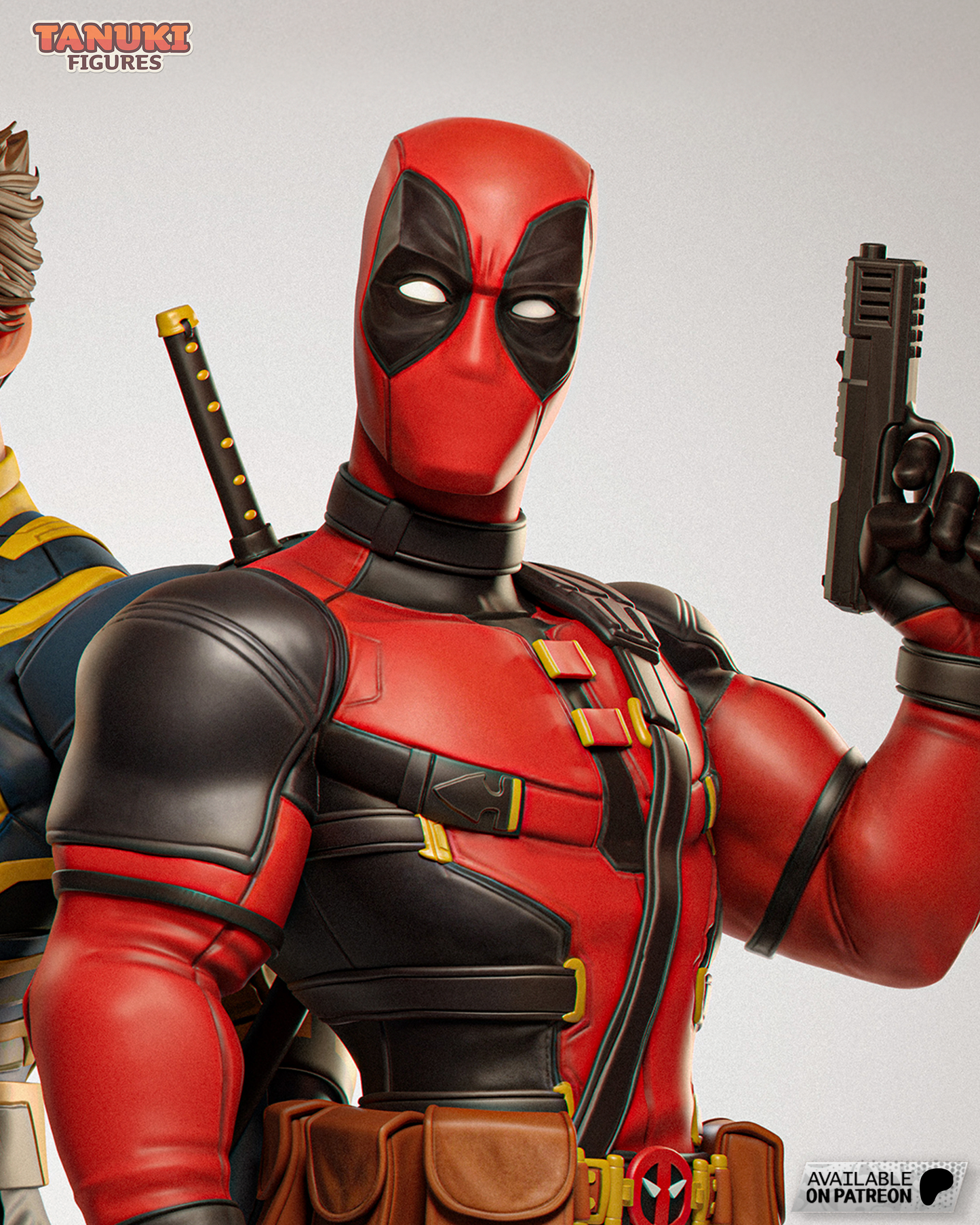 Deadpool TOON FULLSIZE non peint