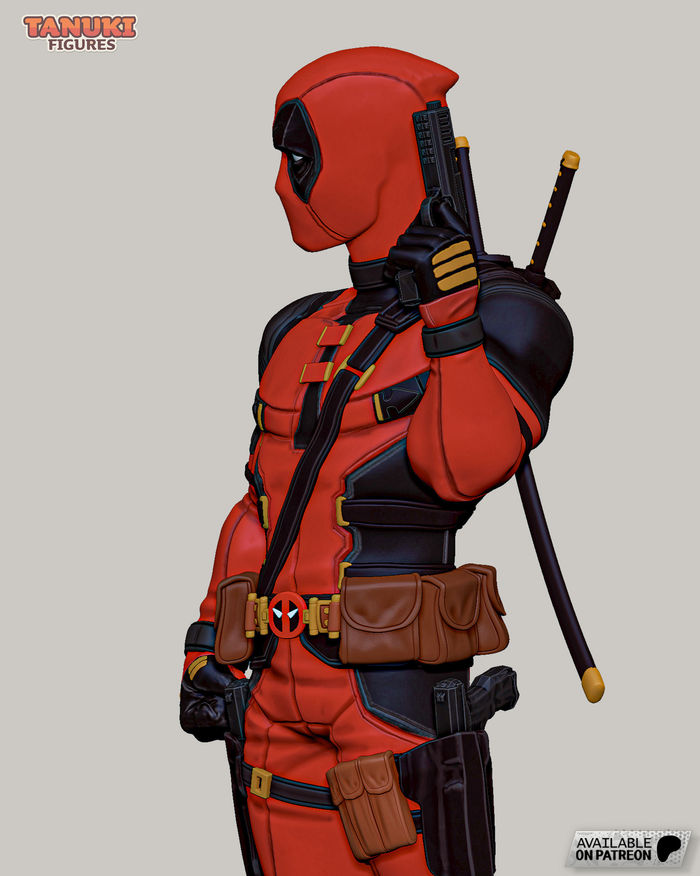 Deadpool TOON FULLSIZE non peint