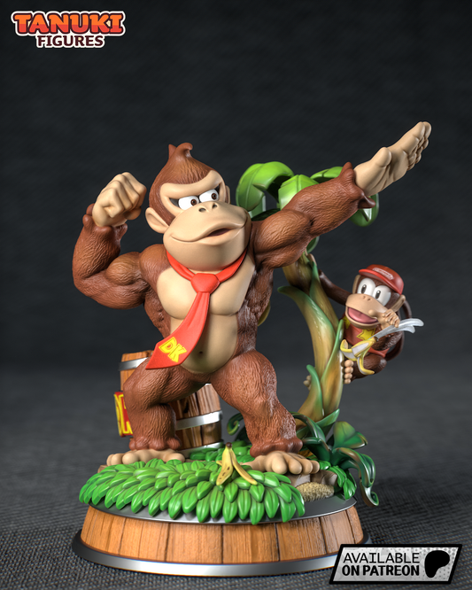 Donkey Kong Diorama non peint