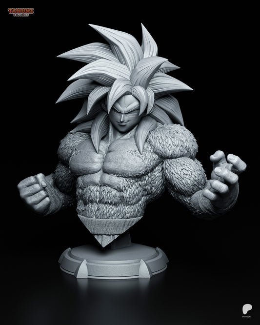 Goku SSJ4 Buste  non peint