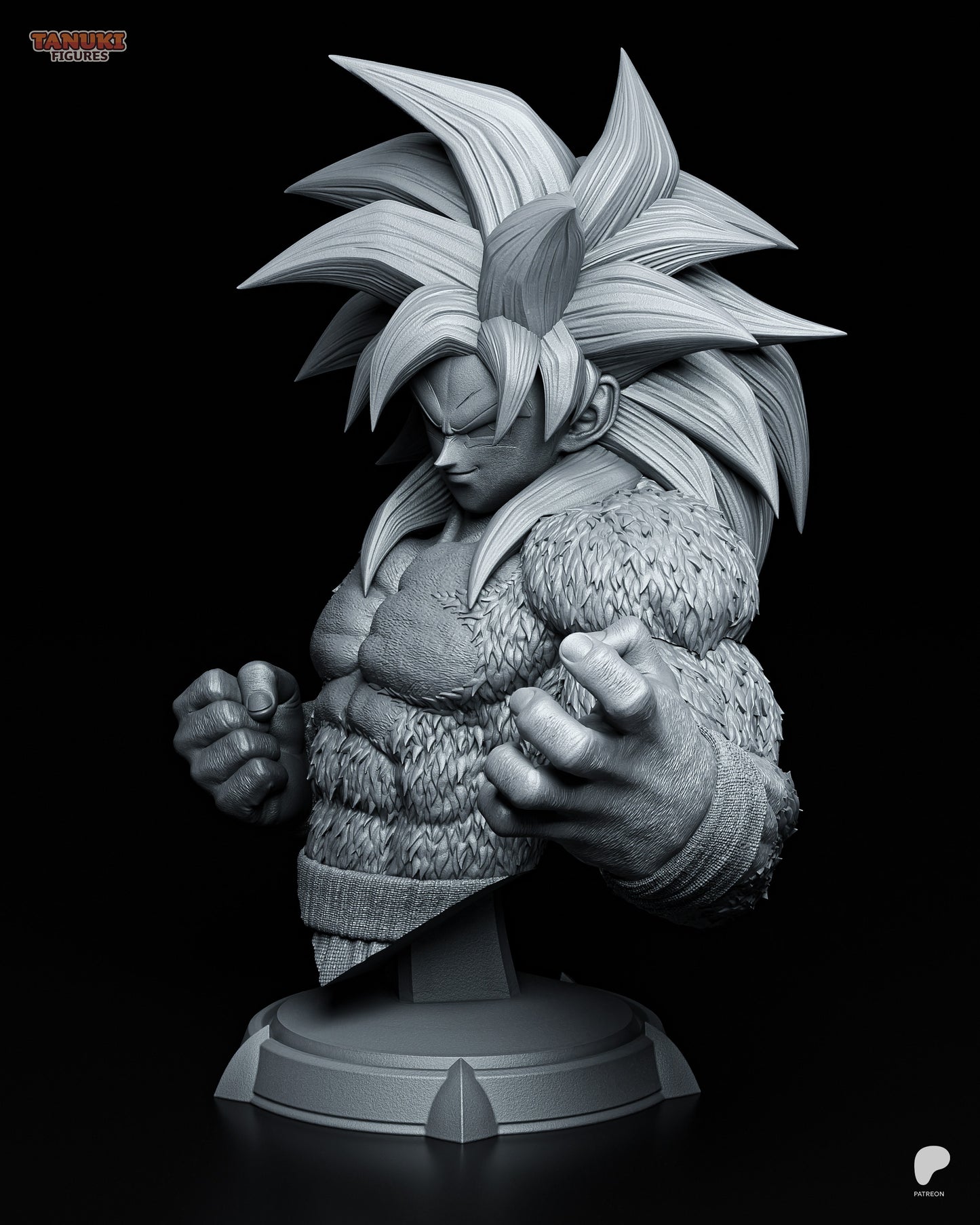 Goku SSJ4 Buste  non peint