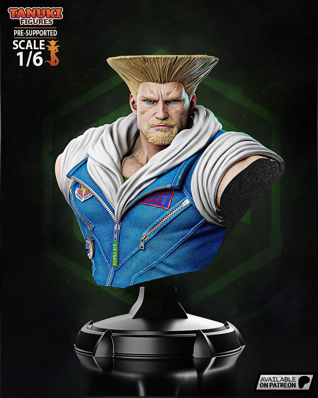Guile Buste non peint