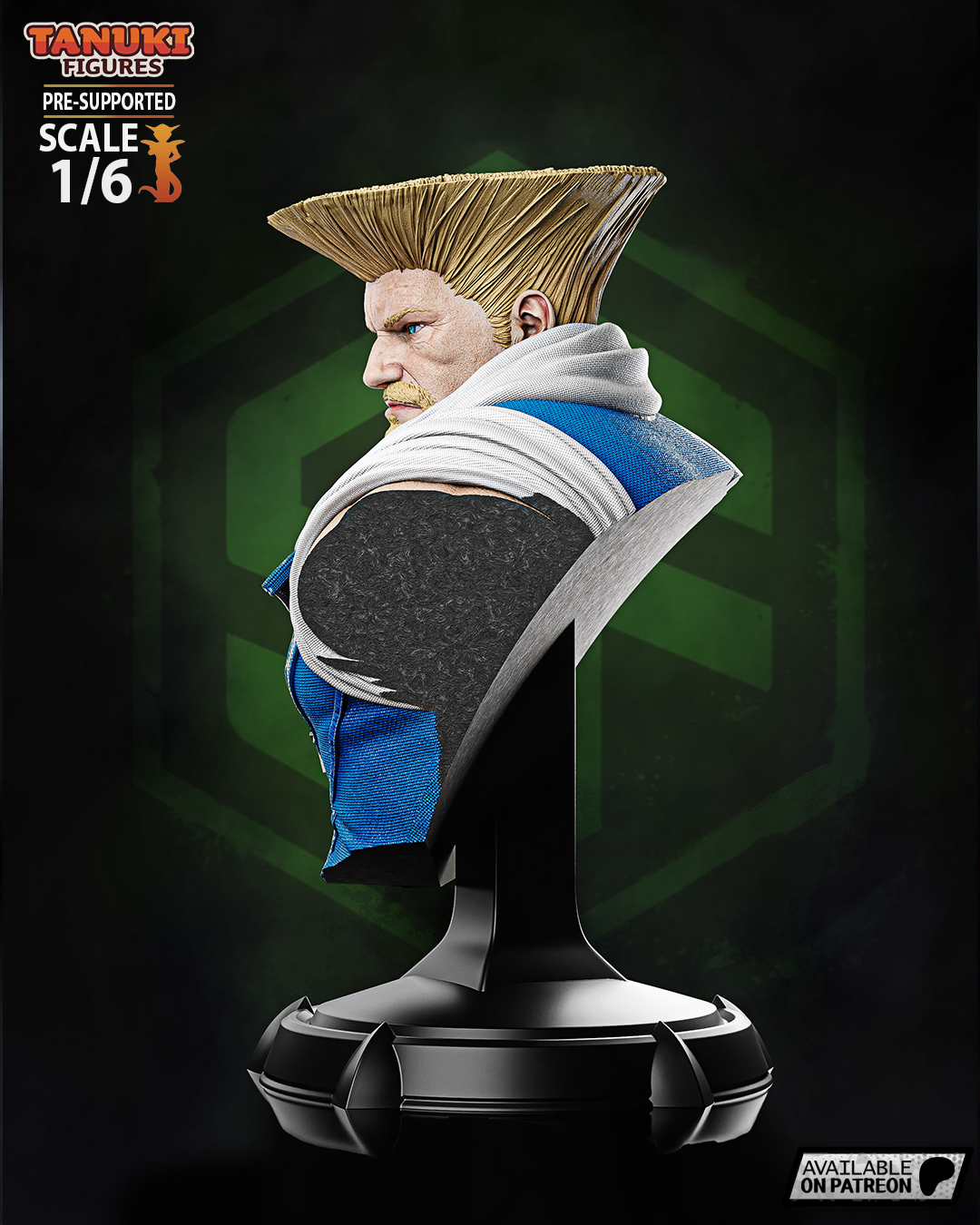 Guile Buste non peint