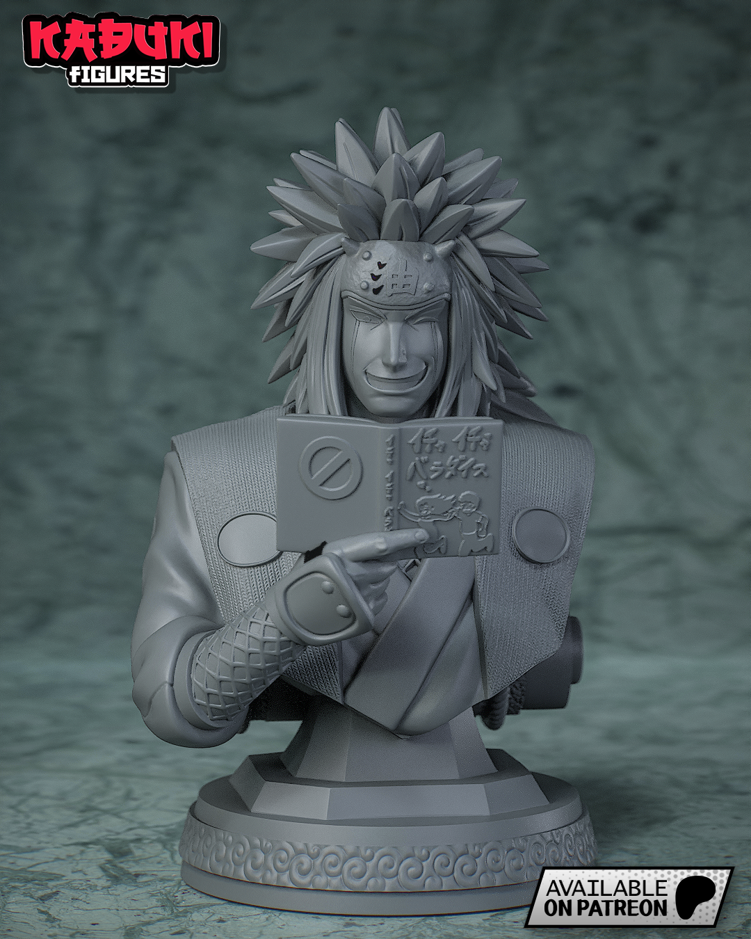 Jiraiya buste non peint