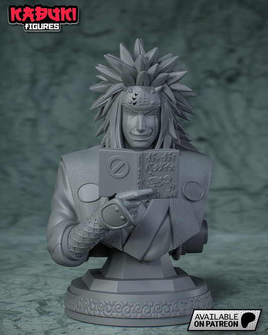 Jiraiya buste non peint