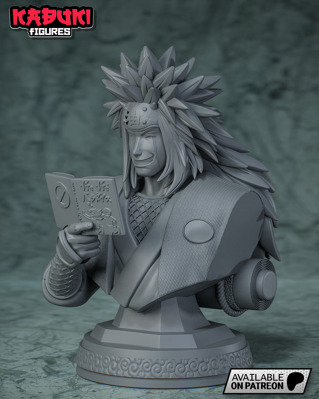 Jiraiya buste non peint
