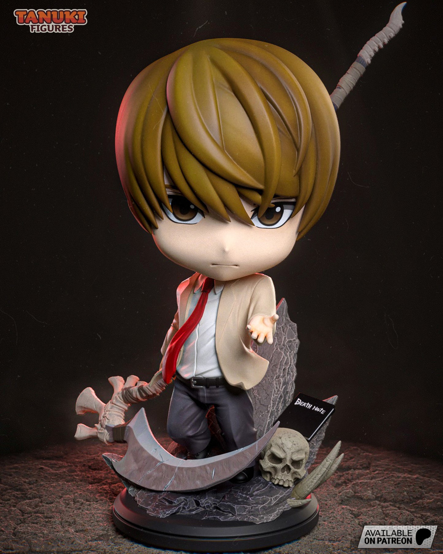 Kira death note Chibi non peint