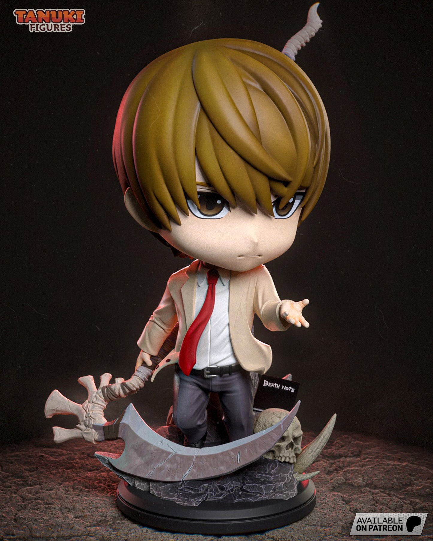 Kira death note Chibi non peint