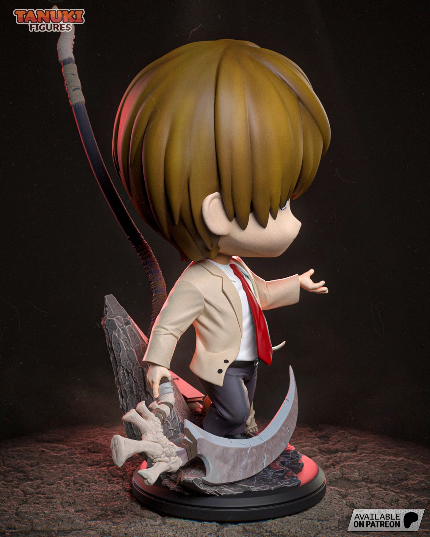 Kira death note Chibi non peint