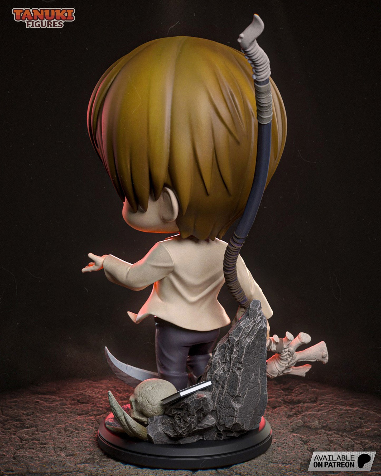 Kira death note Chibi non peint