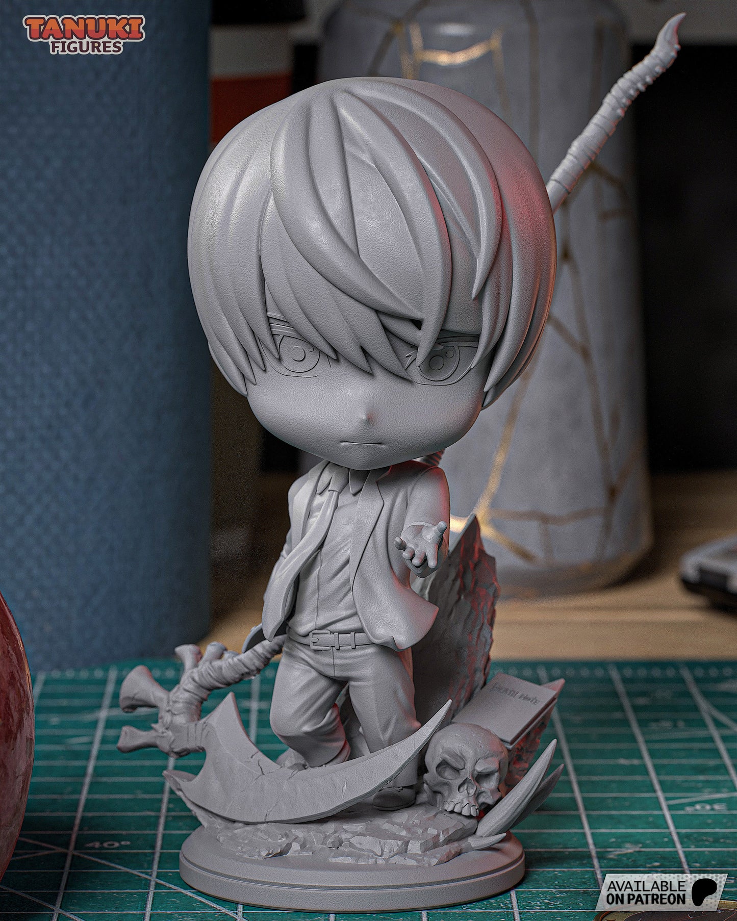 Kira death note Chibi non peint