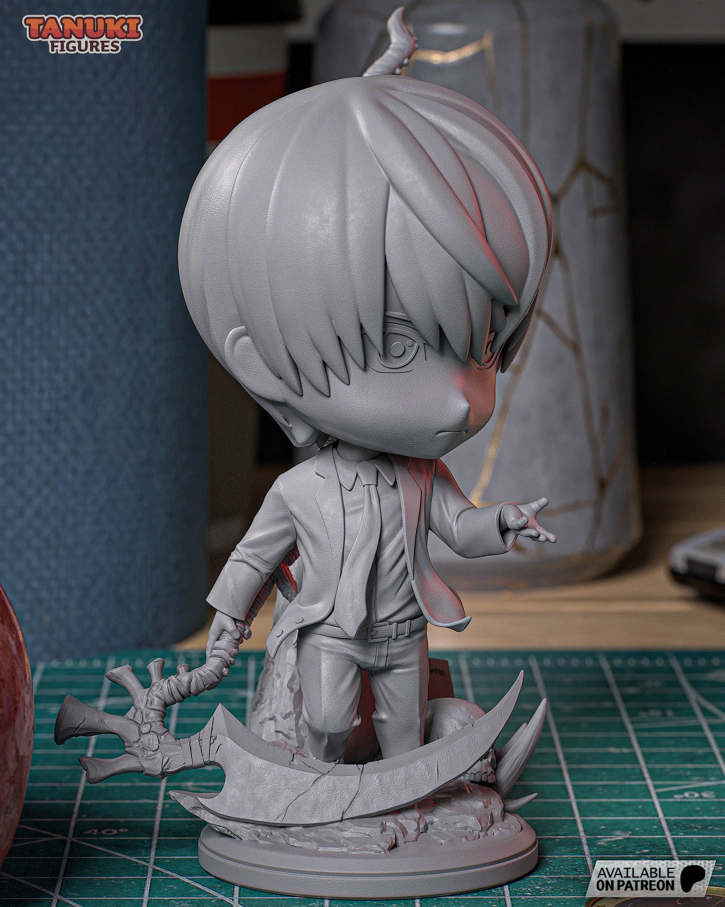 Kira death note Chibi non peint