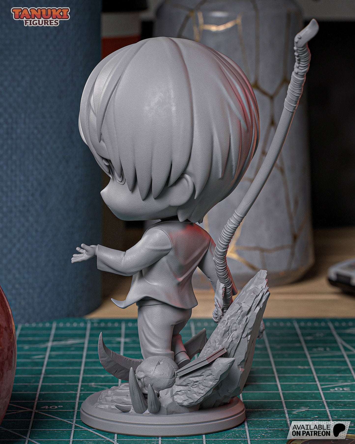 Kira death note Chibi non peint