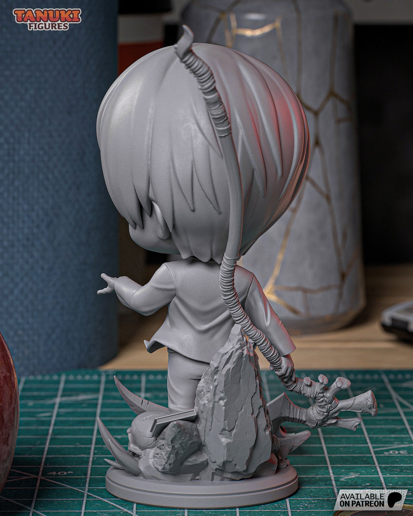 Kira death note Chibi non peint