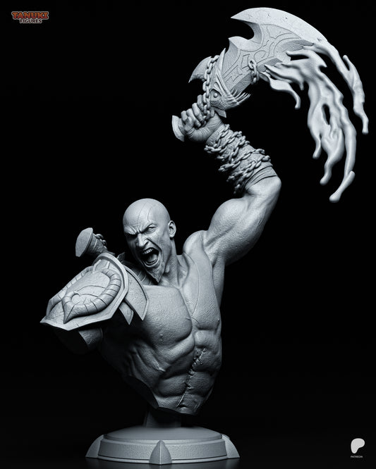 Kratos buste non peint