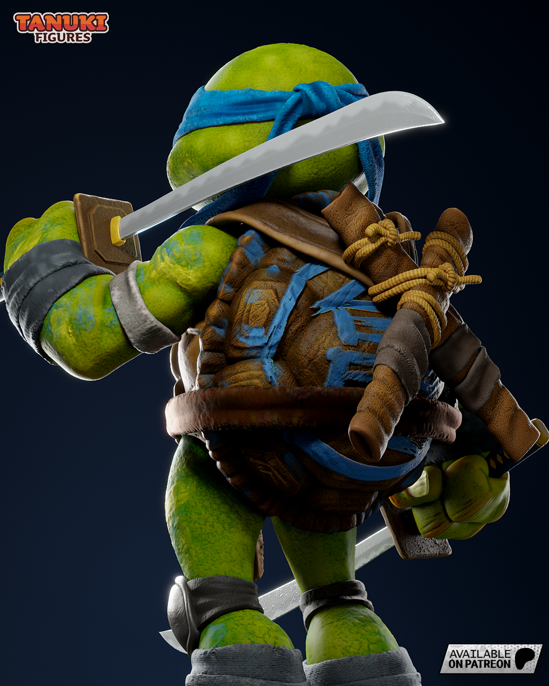 Leonardo TMNT non peint