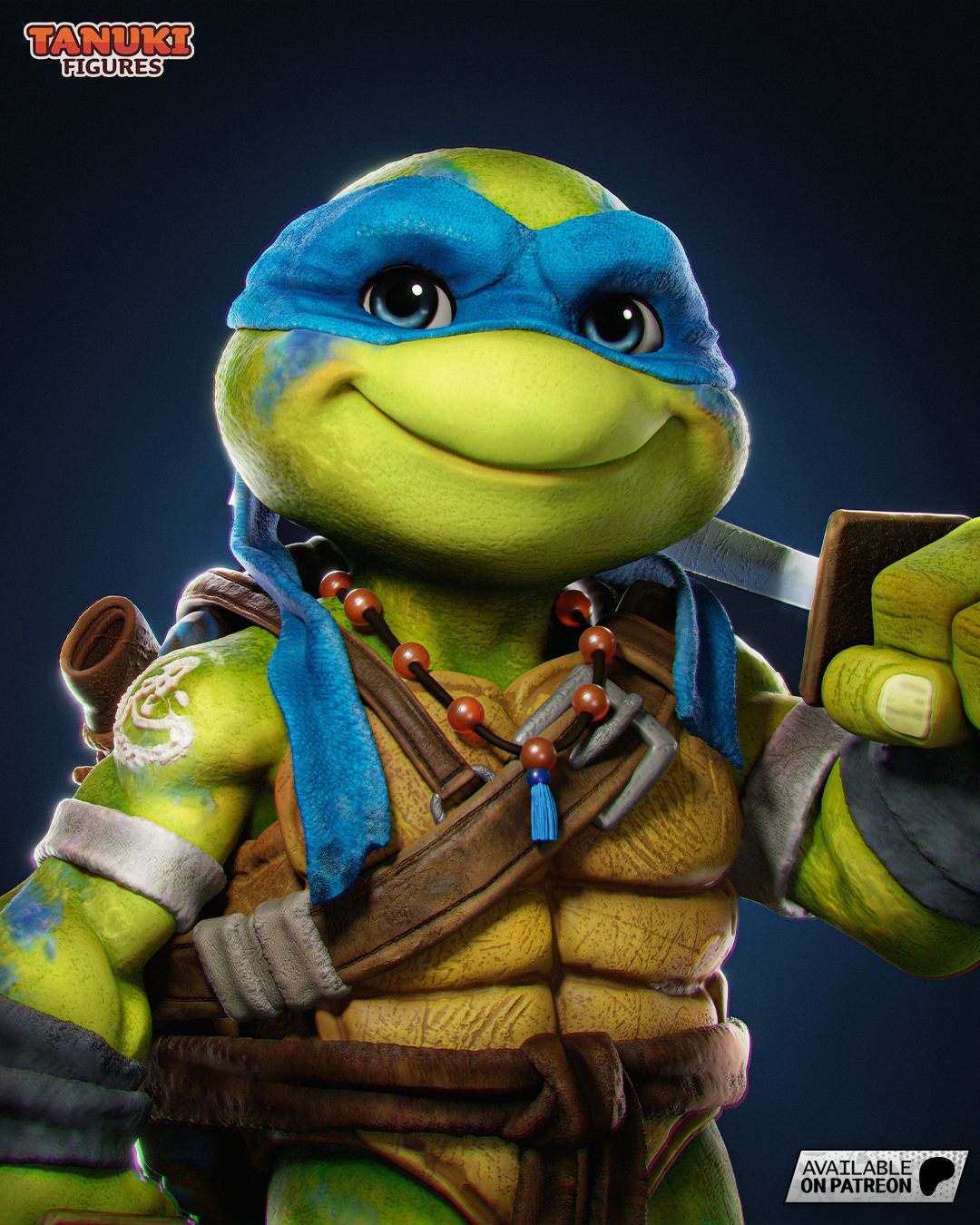 Leonardo TMNT non peint