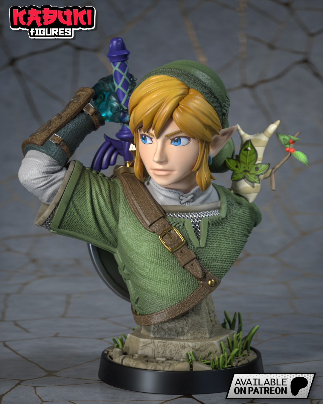 Link buste non peint