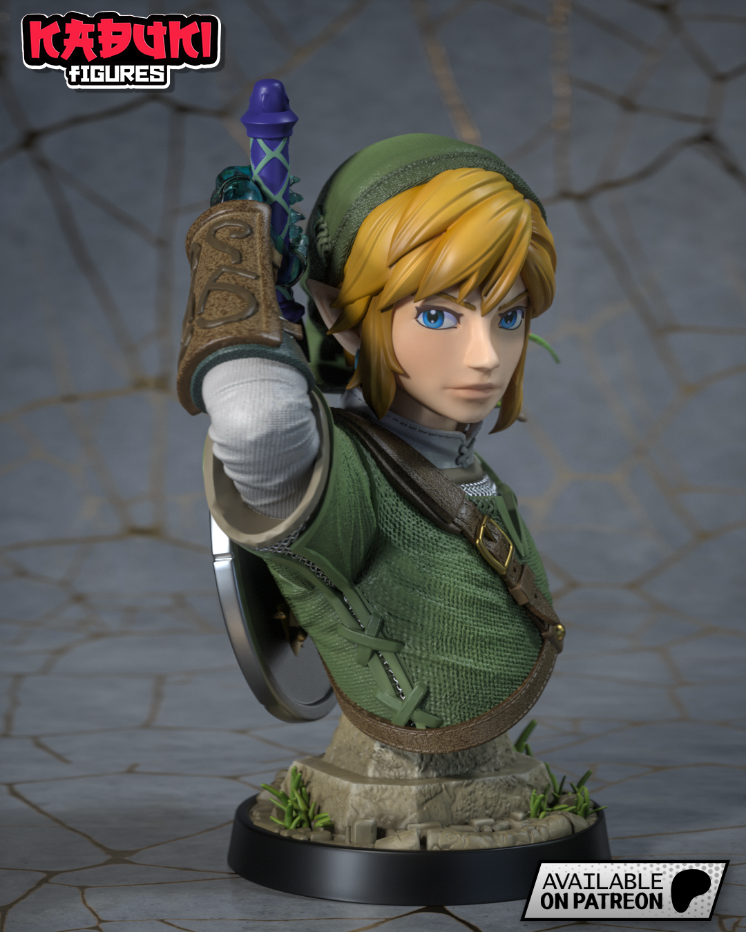Link buste non peint