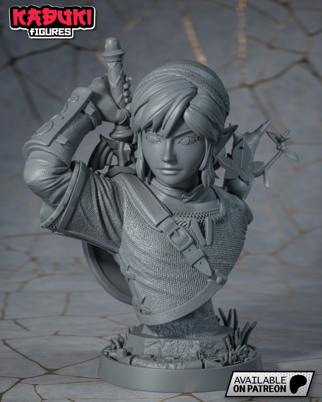 Link buste non peint