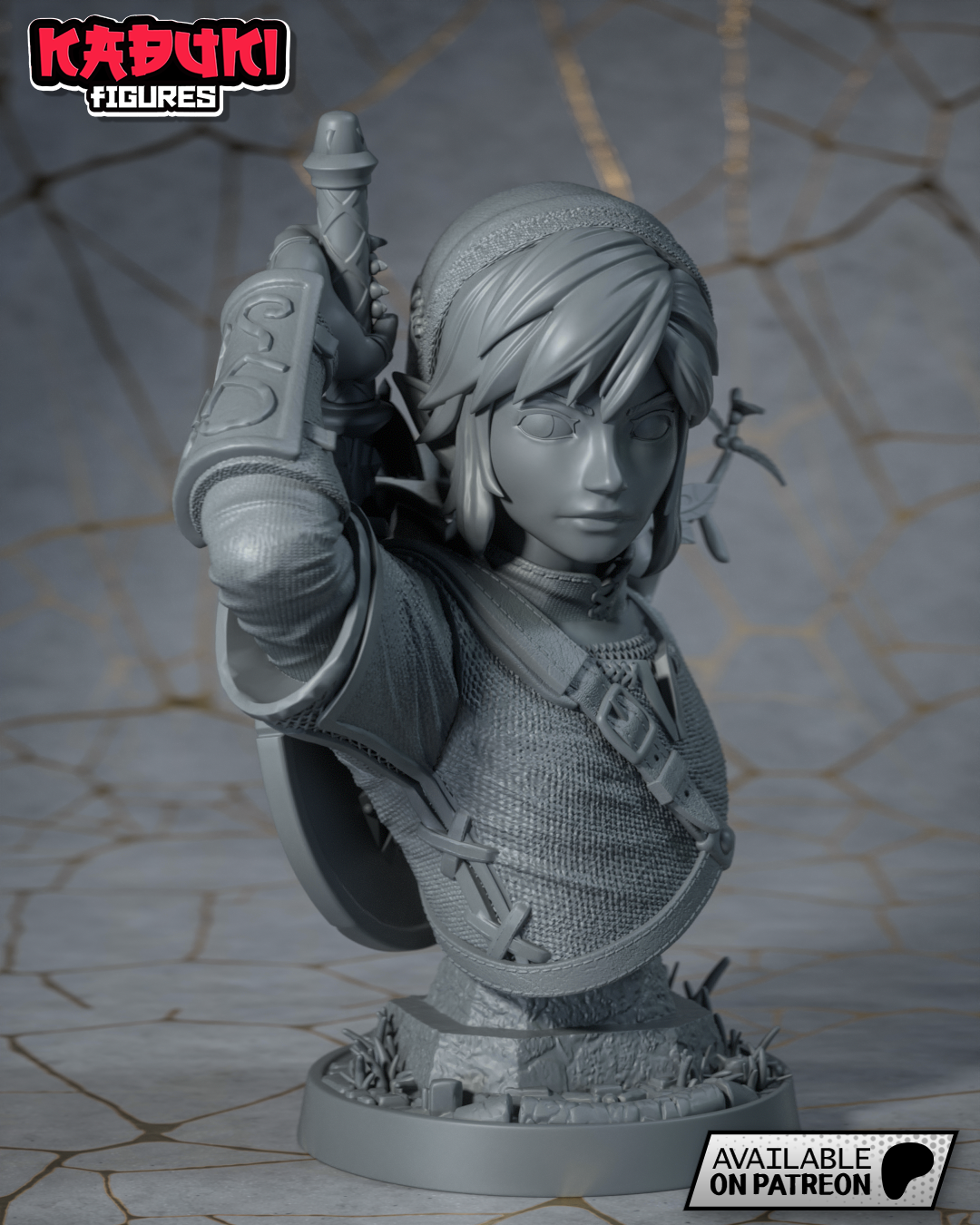Link buste non peint