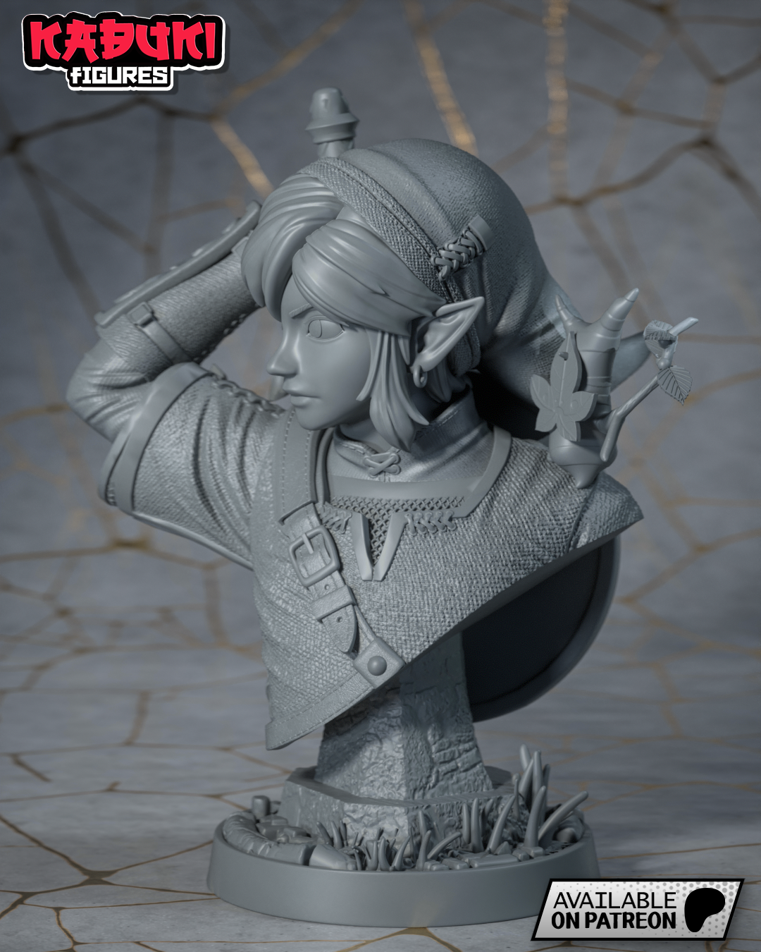 Link buste non peint