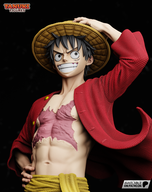 Luffy buste non peint