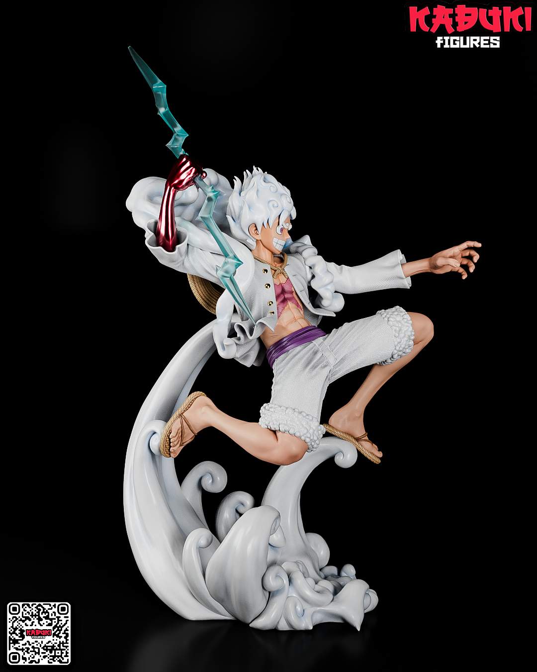 Luffy gear 5 fullsize non peint