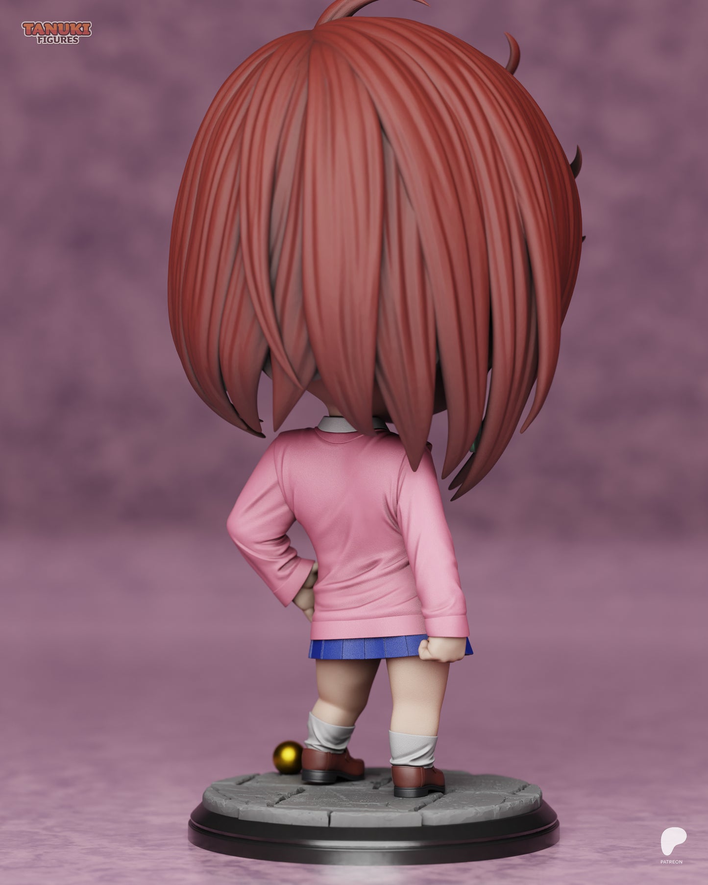 Momo Dandadan Chibi non peint