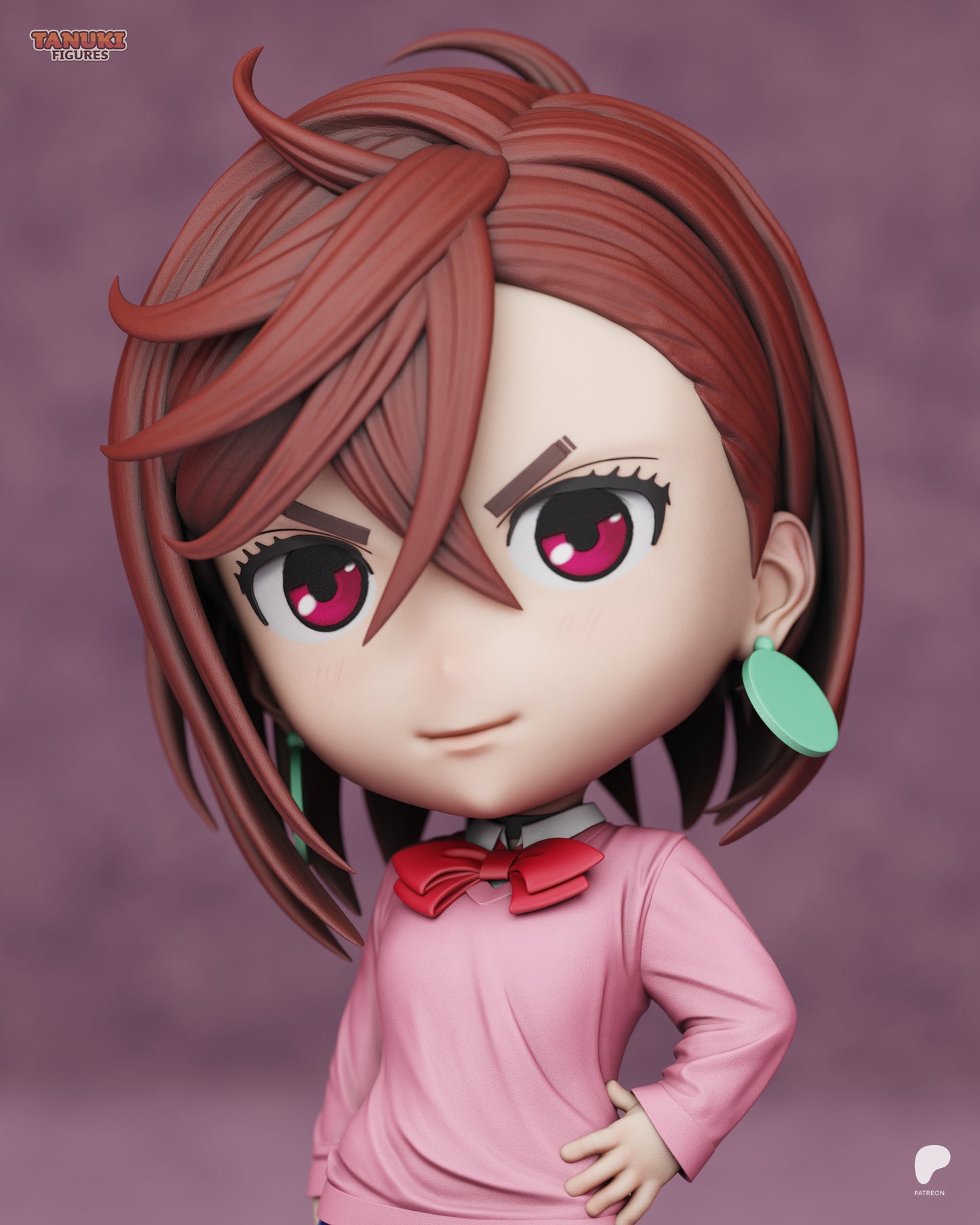 Momo Dandadan Chibi non peint