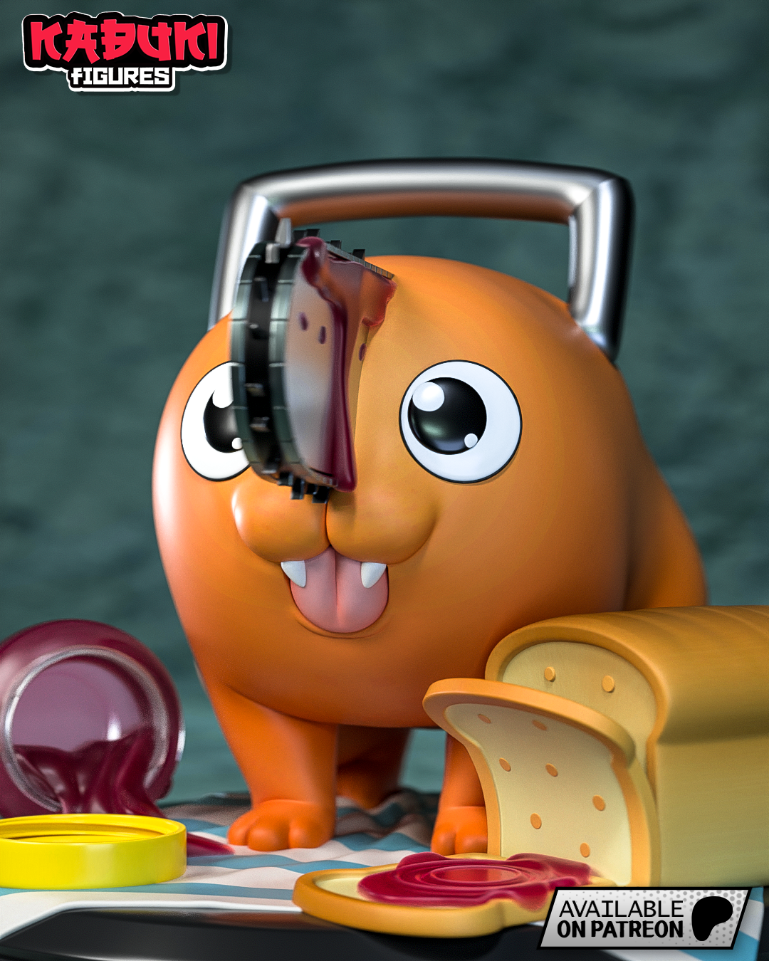 Pochita chainsoman non peint