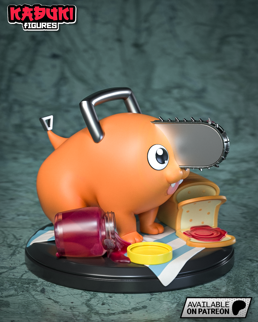 Pochita chainsoman non peint