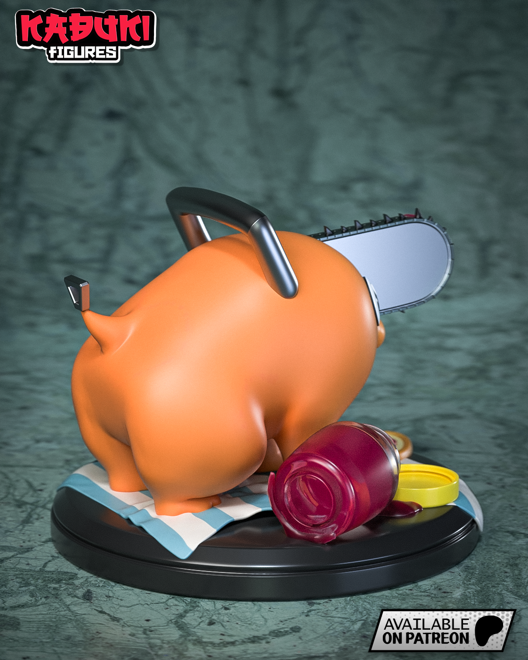 Pochita chainsoman non peint