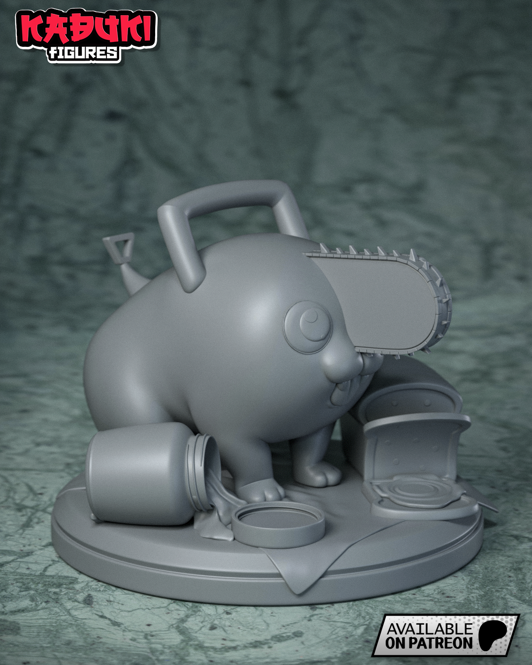 Pochita chainsoman non peint