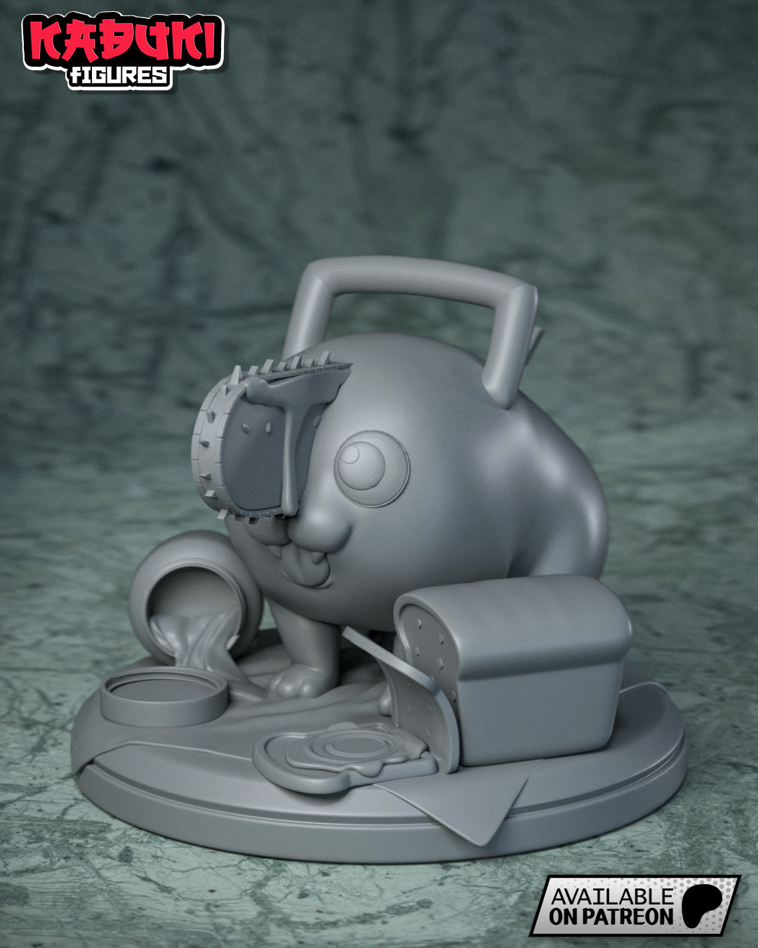 Pochita chainsoman non peint