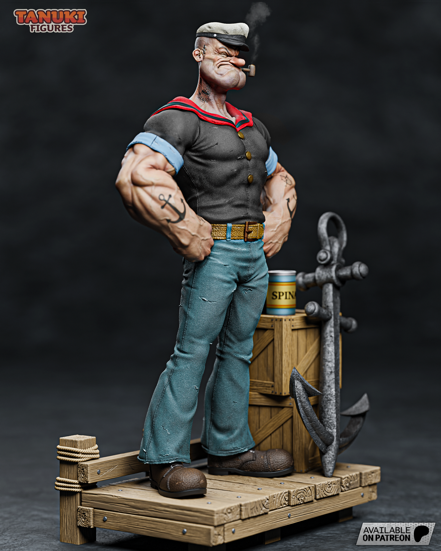 Popeye Fullsize non peint